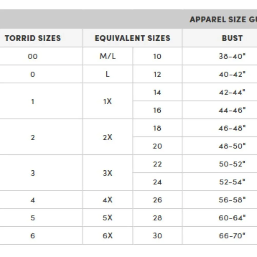 Torrid make offer